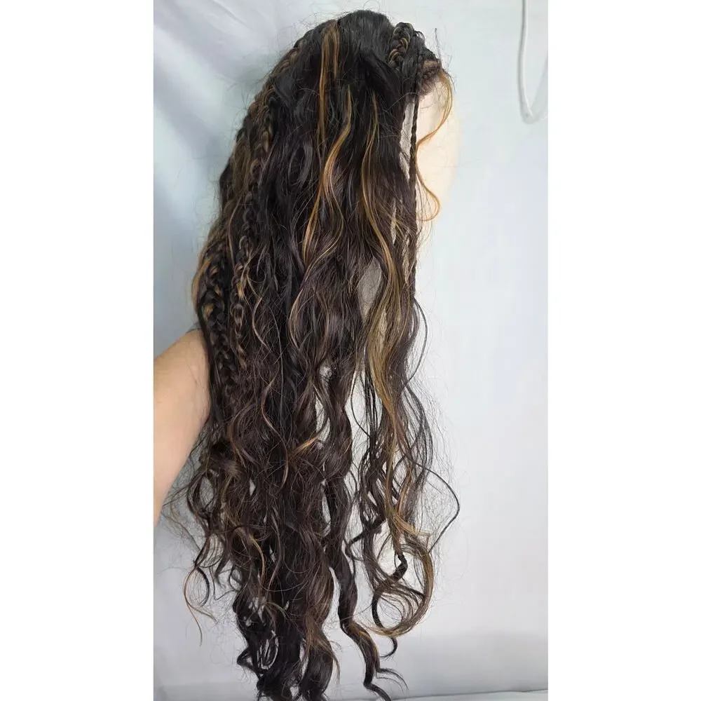 13x4 Fulani Boho Braided Wig 26